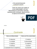 A Pós Modernidade