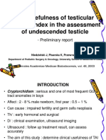 Undescent Testis