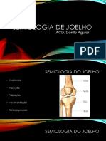 Semiótica do joelho: anatomia, inspeção, palpação e testes especiais