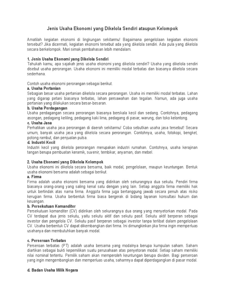 44 Perusahaan Yang Modalnya Berupa Lembaran Saham Disebut Pictures