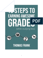 10 Steps to Earning Awesome Grades