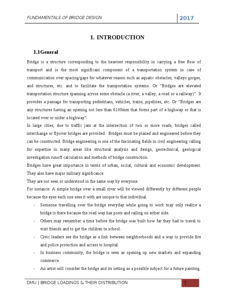 Fundamentals of Bridge Design Overview | PDF | Reinforced Concrete ...