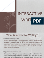 Creative Writing (Interactive Writing)