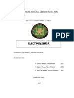 Informe de Electroquimica