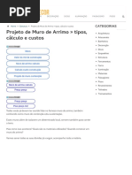 Projeto de Muro de Arrimo » Tipos, Cálculo e Custos