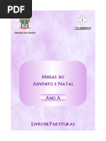 1. Livro de Partituras - Missas Do Advento e Natal - Ano A