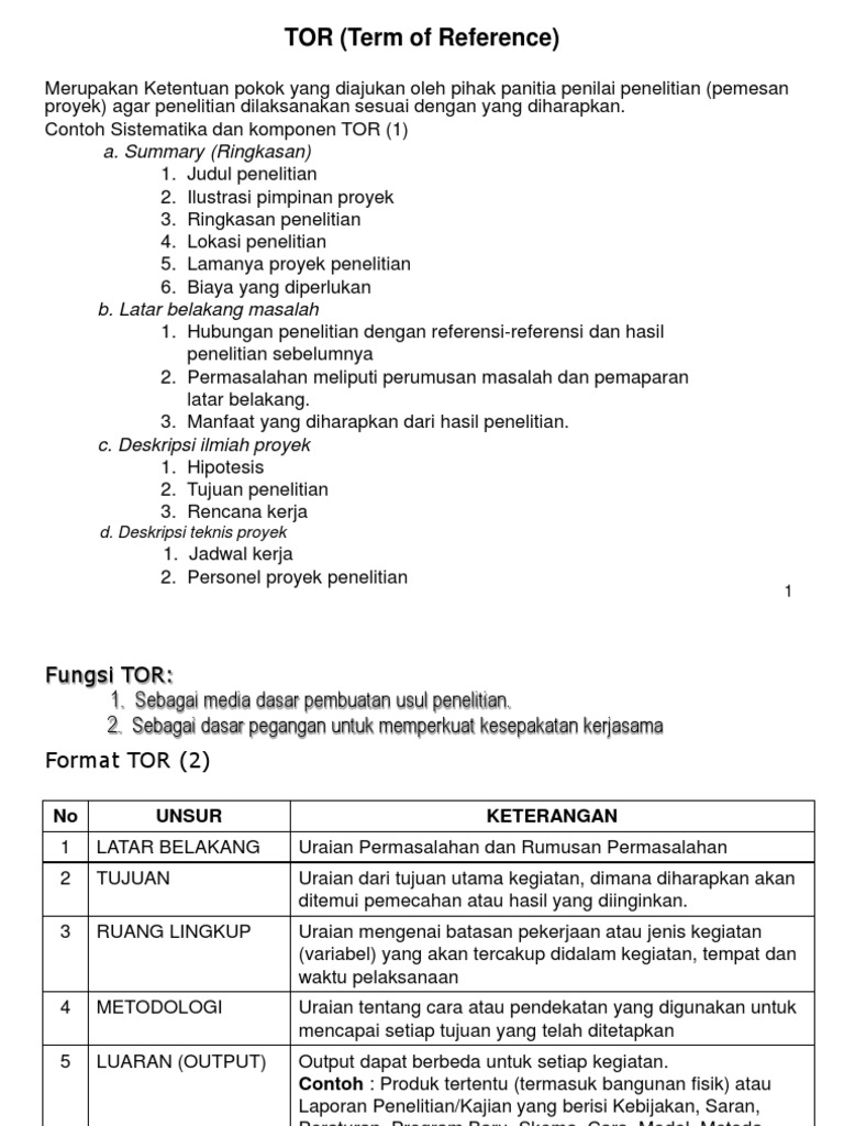 TOR Penelitian Pengembangan Kawasan Bandara | PDF