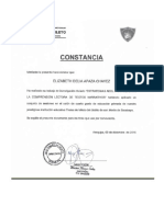 Constancia de Aplicacion de Proyecto