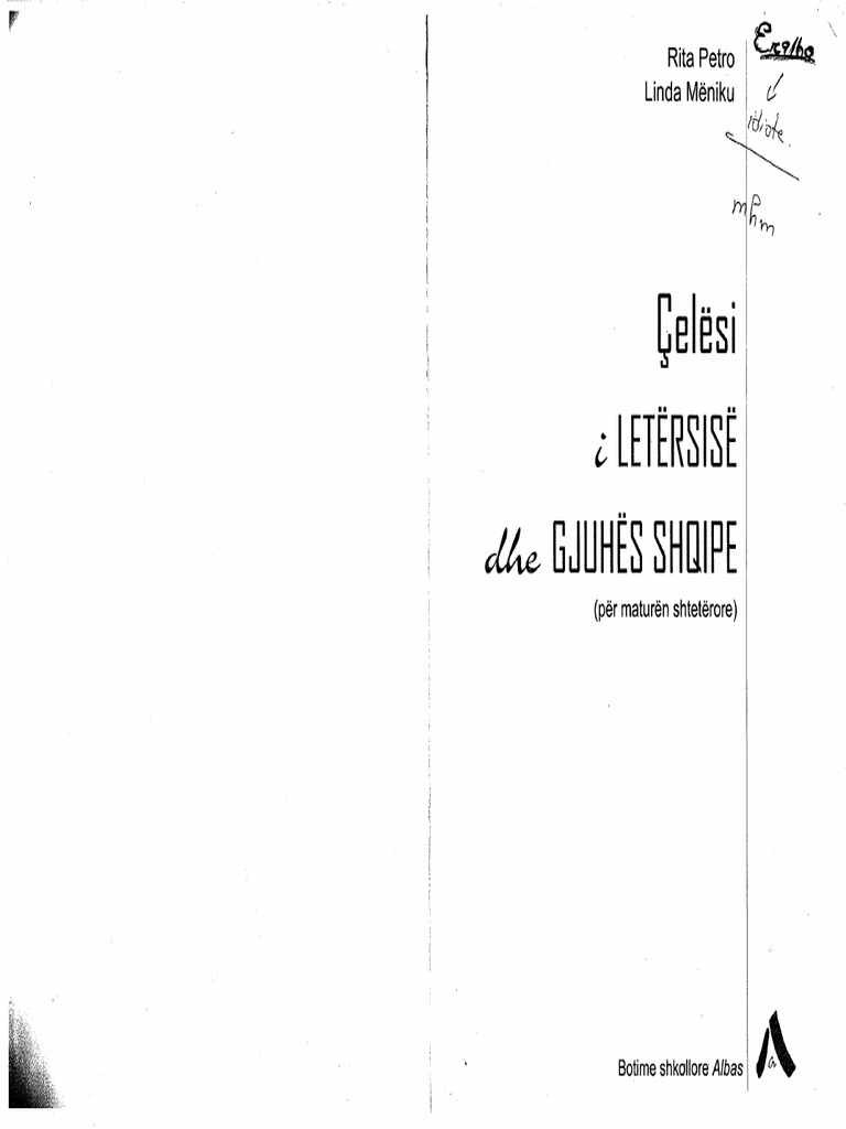 Celesi I Letersise Dhe Gjuhes Shqipe Per Maturen Shteterore PDF PDF bilde