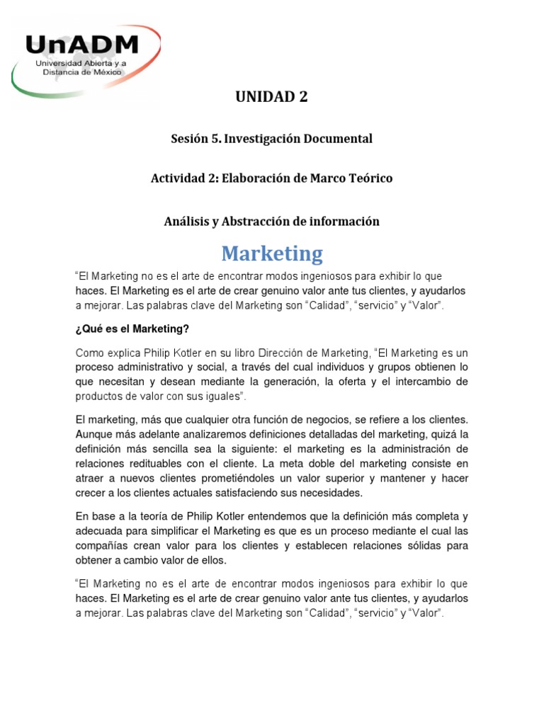 Fundamentos del Marketing y su Valor | PDF | Publicidad digital | Marketing