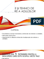 Metode Și Tehnici de Instruire A Adulților