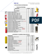 Lista de Precios Distribuidor