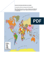 Localizacion de Pinturas Rupestres en El Mundo