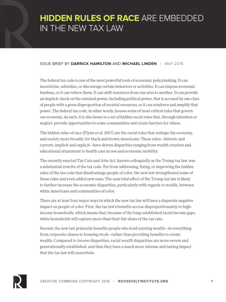 Special Educations Hidden Racial Gap >> Hidden Rules Of Race Are Embedded In The New Tax Law Estate Tax In Special Educations Hidden Racial Gap >> Hidden Rules Of Race Are Embedded In The New Tax Law Estate Tax In