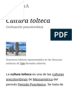 Cultura Tolteca - Wikipedia, La Enciclopedia Libre
