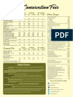 KWS Conservation Fees