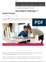 Como Criar o Seu Próprio Emprego 7 Dicas Iniciais - E-Konomista