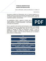 Técnicas Significativas en Neuro-Psicoeducación