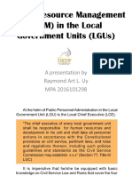 HRM in The LGU PDF
