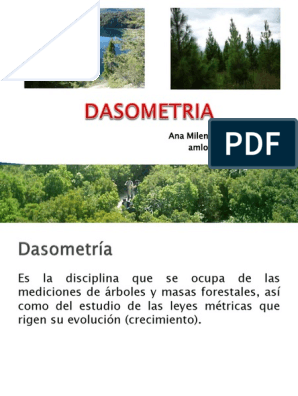 Dasometria 1 | PDF | Estadísticas | Método científico