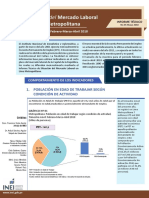 Informe Tecnico Empleo Mayo 2018 Lima Metropolitana