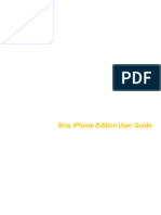 Bria Iphone Edition User Guide
