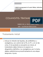 COLANGITIS Tratamiento