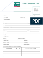 Pvs Teacher Application Form PDF