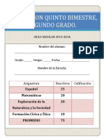 2c2b0 Grado Examen Quinto Brimestre