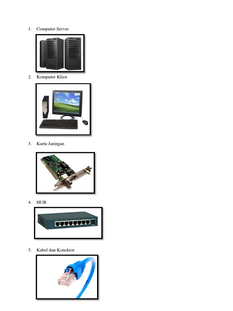 Client-Server Network Components | PDF