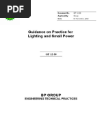 GP 12-30 Lighting and Small Power