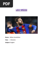 Lionel Messi: Biography and Career Highlights | PDF | Lionel Messi ...