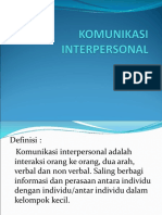 Komunikasi Interpersonal Dan Konseling