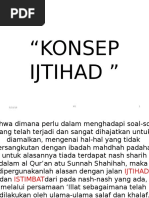 Konsep Ijtihad