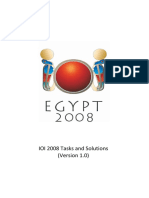 IOI 2008 Tasks and Solutions (Version 1.0)