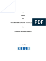 "Web & SMS Base Vehicle Tracking System": A Proposal For