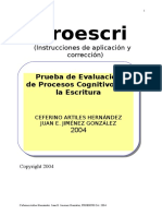 PROESCRI Instrucciones de Aplicacion 2004