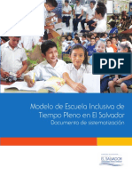 Modelo de Escuela Inclusiva De Tiempo Pleno en El Salvador