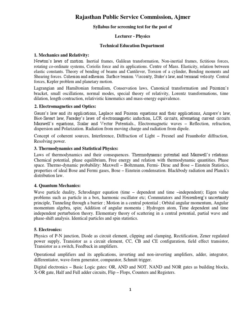 PHYSICS SYLLABUS NOTES PDF FREE DOWNLOAD visual data 7