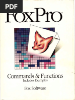 Visual FoxPro Basics and Commands Guide | PDF | Computer File | Computing