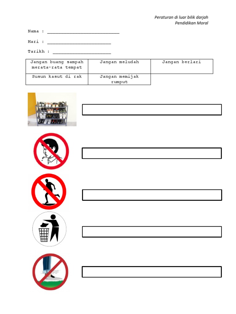 Peraturan Di Luar Bilik Darjah LK  PDF