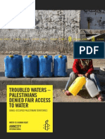 Troubled Waters - Palestinians Denied Fair Access To Water