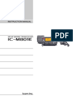 Marine - IC-M801E Instruction Manual