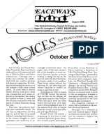 August 2009 Peaceways Newsletter, Central Kentucky Council For Peace and Justice