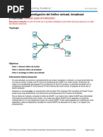 8.1.3.8 Packet Tracer - Investigate Unicast, Broadcast, and - IG