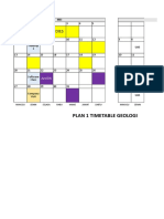 Plan 1 Timetable Geologi: Arcgis