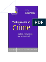 The Explanation of Crime: Context, Mechanisms and Development