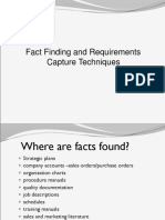 Fact Finding and Requirements Capture Techniques