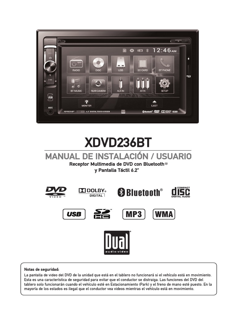 Xdvd236bt SP PDF Seguro digital Mp3