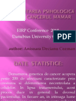 Anisoara Decianu - Reprezentarea Psihologica A Cancerului de San